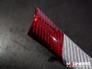 Alfa Romeo Giulia Interior Trim - Carbon Fiber - Steering Wheel Side Trim Kit - Pre '20 - Italian Theme - Feroce Carbon Alfa Romeo Giulia Interior Trim - Carbon Fiber - Steering Wheel Side Trim Kit - Pre '20 - Italian Theme - Feroce Carbon